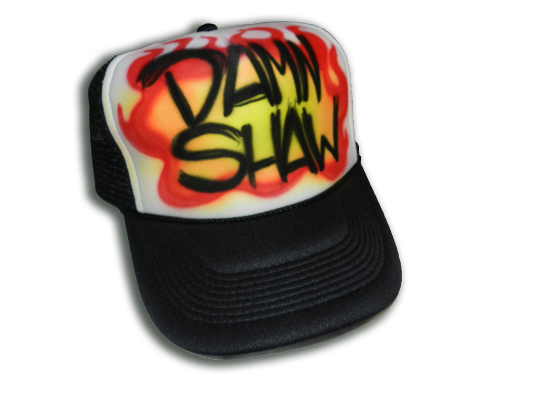 AIRBRUSH FIRE HAT